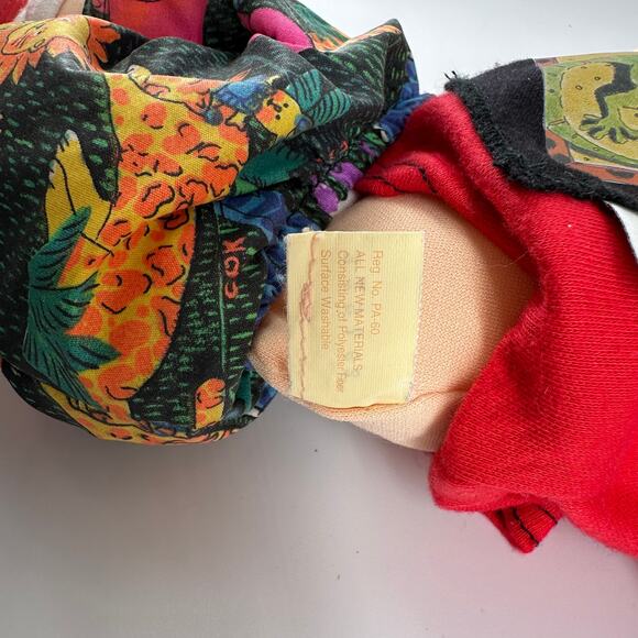 1995 Cabbage Patch Kids Boy Doll Mattel Reissue 1985 Xavier Roberts Blue Sig - Picture 10 of 12